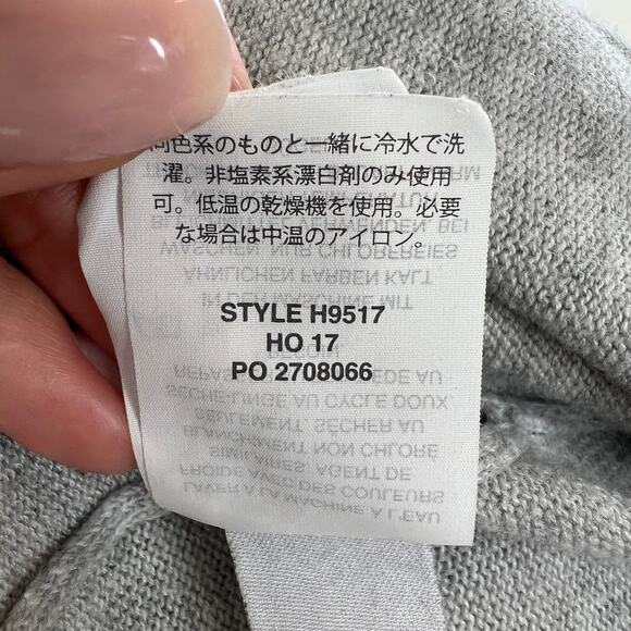 J.Crew Light Gray Open Front Long Duster Cardigan Sweater Pockets LS Size XXS - Picture 11 of 12